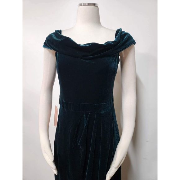Anthropologie BHLDN Edison Velvet Dress Size 4 - Picture 4 of 7
